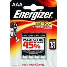 Батарейки Energizer MAX E92/АAA 4 шт.