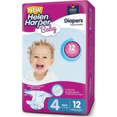 Подгузники Helen Harper Baby 4 (7-18 кг) 12 шт