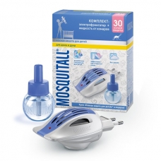 Mosquitall Нежная защита для детей Комплект: прибор + жидкость от комаров 30 ночей