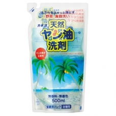 Kaneyo Жидкость для мытья посуды с кокосовым маслом сменная упаковка 500 мл.
