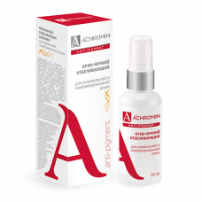 Ахромин, ночной крем отбеливающий ACHROMIN для нормальной и комбинированной кожи, 50 мл