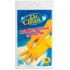 Перчатки резиновые Dr. Clean хозяйственные M