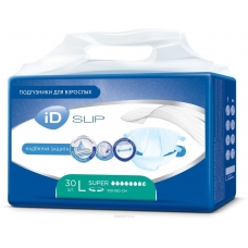 Подгузники для взрослых iD SLIP размер L 30 шт.