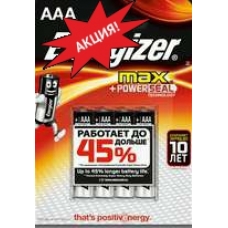 Батарейки Energizer MAX E91/AAА 3+1 шт.