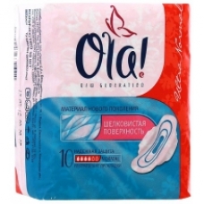 Гигиенические прокладки Ola! Ultra Normal Шелковистая поверхность 10шт.