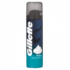 Пена для бритья Gillette Foam Sensitive Skin Для чувствительной кожи 200 мл.