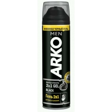 ARKO Гель для бритья 2 в 1 BLACK 200 мл.