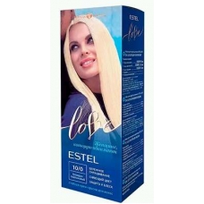 Estel LOVE Стойкая крем-краска тон 10/0 Платиновый блондин