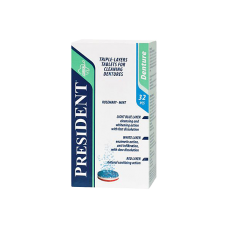 PRESIDENT Denture шипучие таблетки для очистки протезов 32 шт.