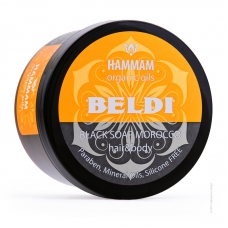 HAMMAM organic oils Марокканское черное мыло BELDI 400г.