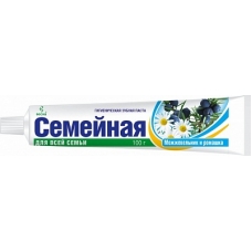 Лечебно-профилактическая зубная паста «Семейная» Можжевельник и ромашка 100г.