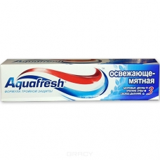 Aquafresh Зубная паста Освежающе-мятная 100 мл.
